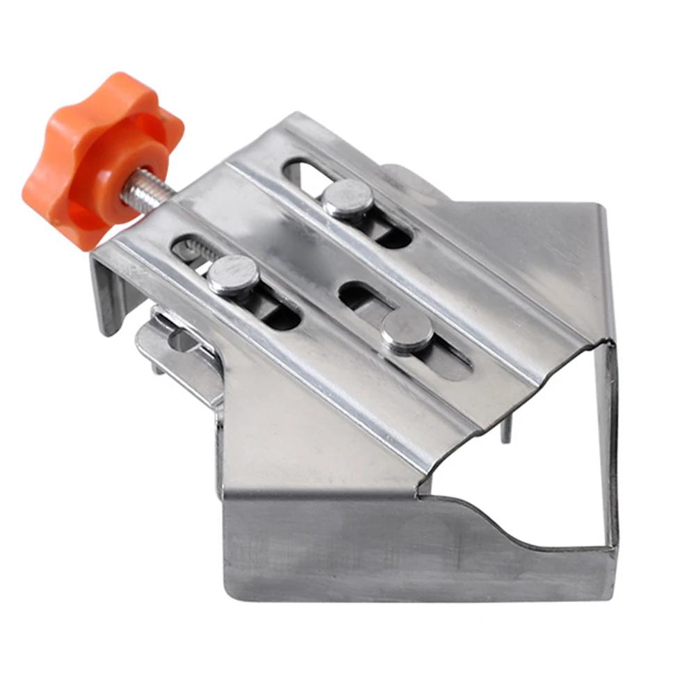 90 Degree Right Angle Clamp 1/2/4Pcs Stainless Steel Carpenter Splicing Quick Clamp Locator Fixed Frame Clamp Woodworking Tools