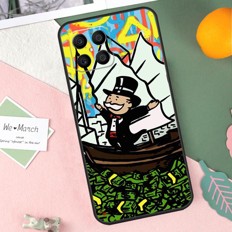 Monopolys Money Dollars Case For Honor X9b X8b X9a X8a X8 X9 X9c 50 70 90 Lite Honor 200 Pro Magic 7 5 6 Lite Cover