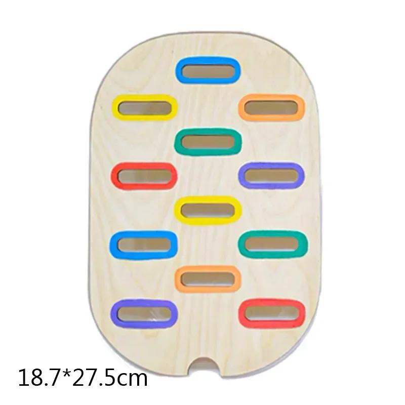 Children's Sensory Tray Table Color Hairball Game Wooden Tile Montessori Early Education Toys Kids Toys Educational Accessories