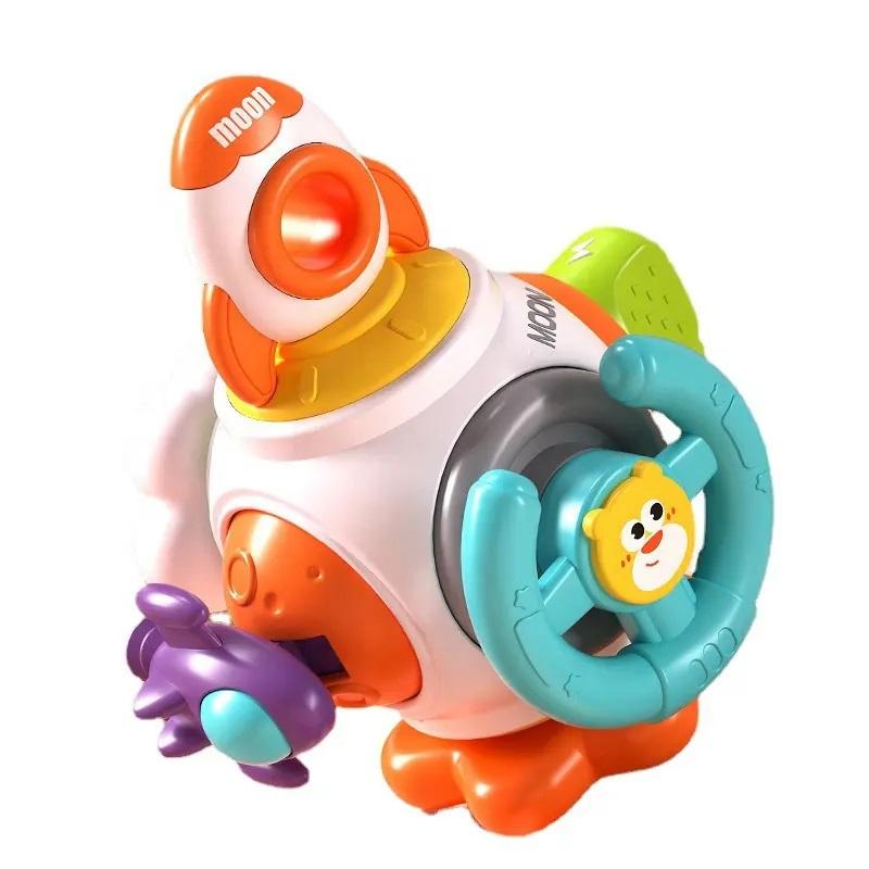 6 In 1 Busy Cube Montessori Toys Toddler Airplane Car Travel Toy Sensory Activity Busy Board Educational Learning Toys For Kids
