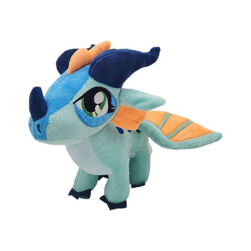 Nová plyšová hračka Drak Ohnivých křídel Modrý Drak s velkýma očima