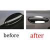 Fit For BMW X3 G01 X4 2018-2021 ABS Chrome Outside Door Bowl Cup Cover Trim 4PCS