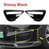Car Matte Black /Carbon Fiber Fog Light Cover Fit for Tesla Model Y 2021-2024 Matte Carbon Fiber