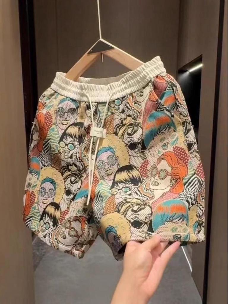 High-End Trendy Unisex Breathable Casual Shorts: Summer Fashion, Versatile and Loose Fit Sportswear