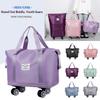 Universal Wheel Expandable Luggage Bag with Super Large Capacity, Dry Wet Separation Storage, Business Travel, Fitness, College Student Travel Bag