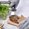 Oyster Shucker Set Oyster Shucking with Wooden Holder Oyster Shucking Clamp Seafood Tools