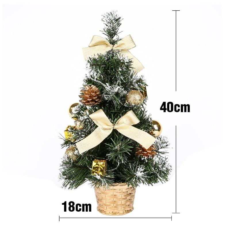 40CM Dining Table LED Christmas Tree Night Light Decoration Light Pine Tree Mini Christmas Tree Christmas Decoration New Year Gift