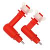 5Pcs Chicken Water Nipple Drinkers Rabbit Quail Chicks Turkeys Ducks Poultry Water Nipples Leak-Proof Automatic Spring Type