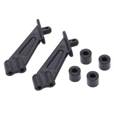 RC Car Rear Wing Bracket Black Plastic High Strength Replacement RC Car Rear Wing Bracket For ZD