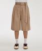 WAIKEI Cutout Shorts Beige