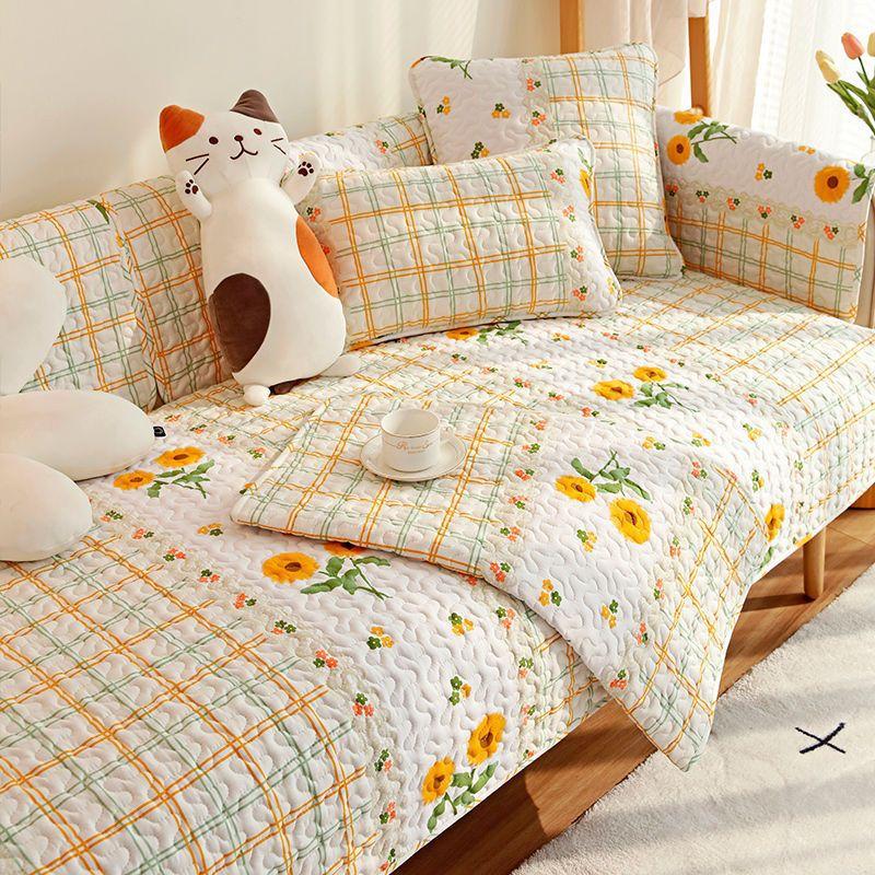 Sofa Cushion Four Seasons Universal Non-Slip Fashion Simple Nordic Sofa Cover Backrest Cushion Cover Towel