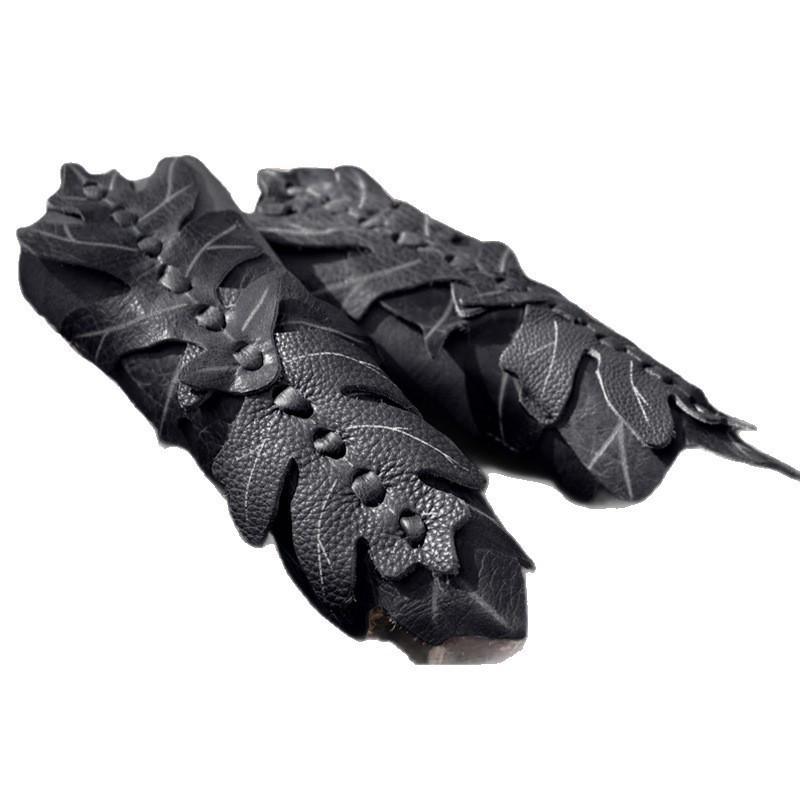 Medieval Elf Knight Wrist Guards - Cosplay Armor for Halloween