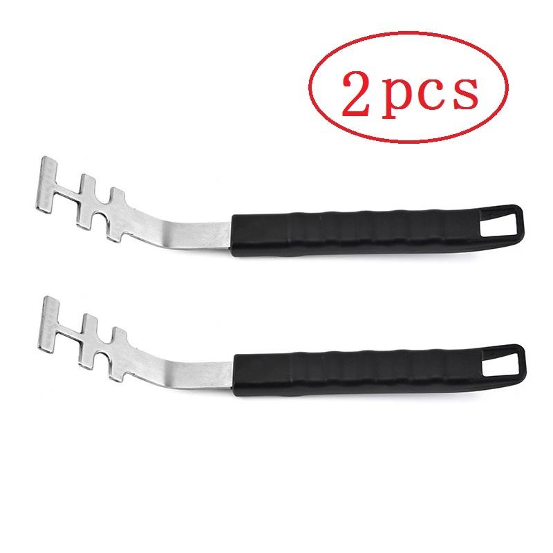 

Подъемник решетки для гриля из нержавеющей стали, универсальный подъемник для решеток для барбекю, захват для горячих поверхностей, для большинства угольных грилей