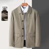 Dad's Spring & Autumn Cotton Jacket for Middle-Aged & Elderly Men - Casual, Comfortable Grandpa's Top