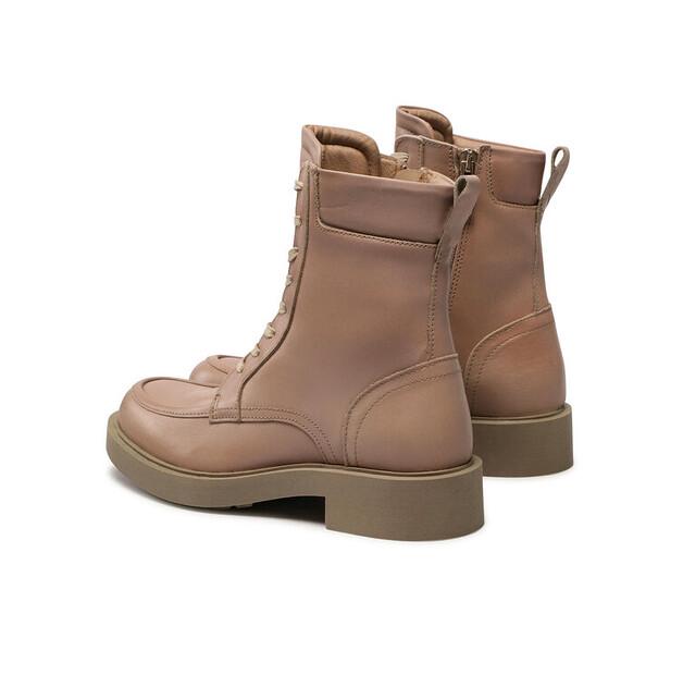 Простые ботильоны SL-50-02-000099 бежевые