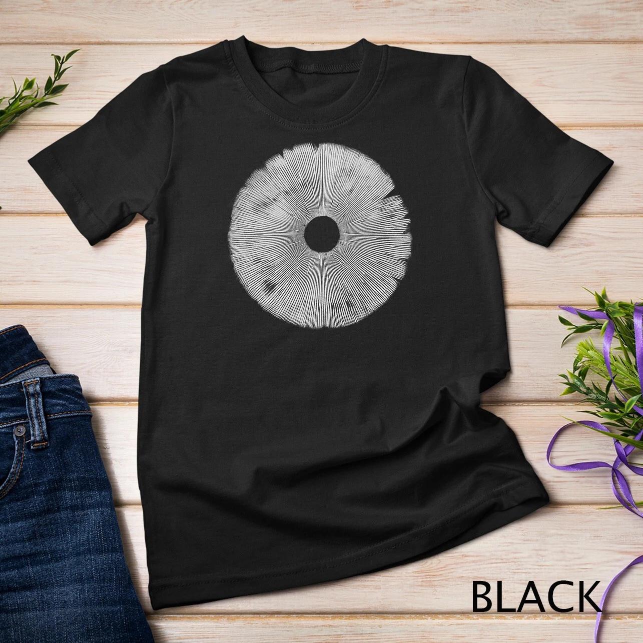 Mushroom Spore Print T-shirt Mushroom Lover Gift T-Shirt Unisex T-shirt S