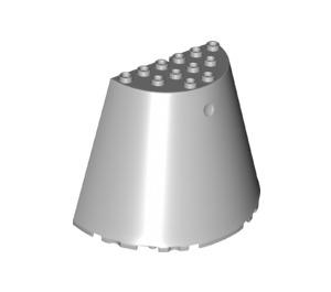 

*Cone 5 x 10 x 6 Half Wall* 1660 2 pcs DIY enlighten block brick part No. 3354 / 29096 Compatible With светло-серый