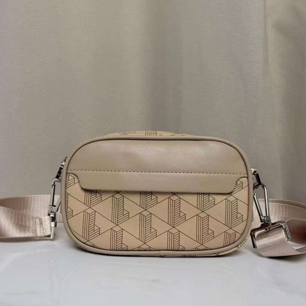 Herren Lässige Karierte Leder Umhängetasche