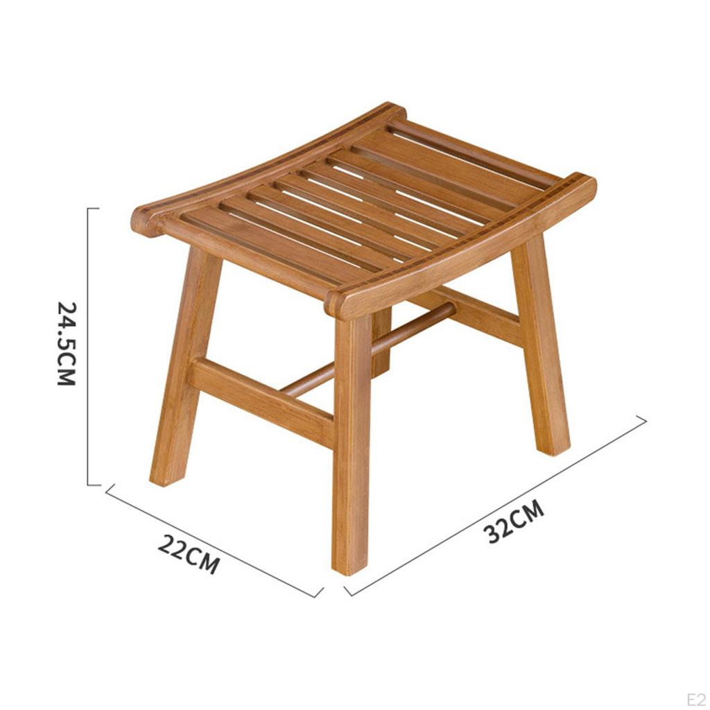 Sgabello da Doccia Ergonomico Durabilità Portatile Regalo Cambio Scarpe Facile da Pulire per Giardino Cucina