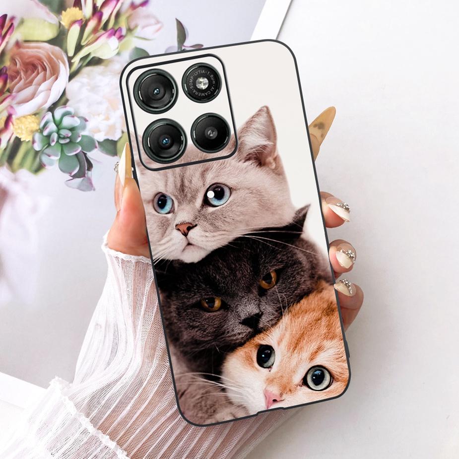 For Motorola Moto G77 5G Case XT2621-4 Luxury Flowers Painted Cover Soft Silicone Case For Moto G67 G 77 MotoG67 MotoG77 5G Bags