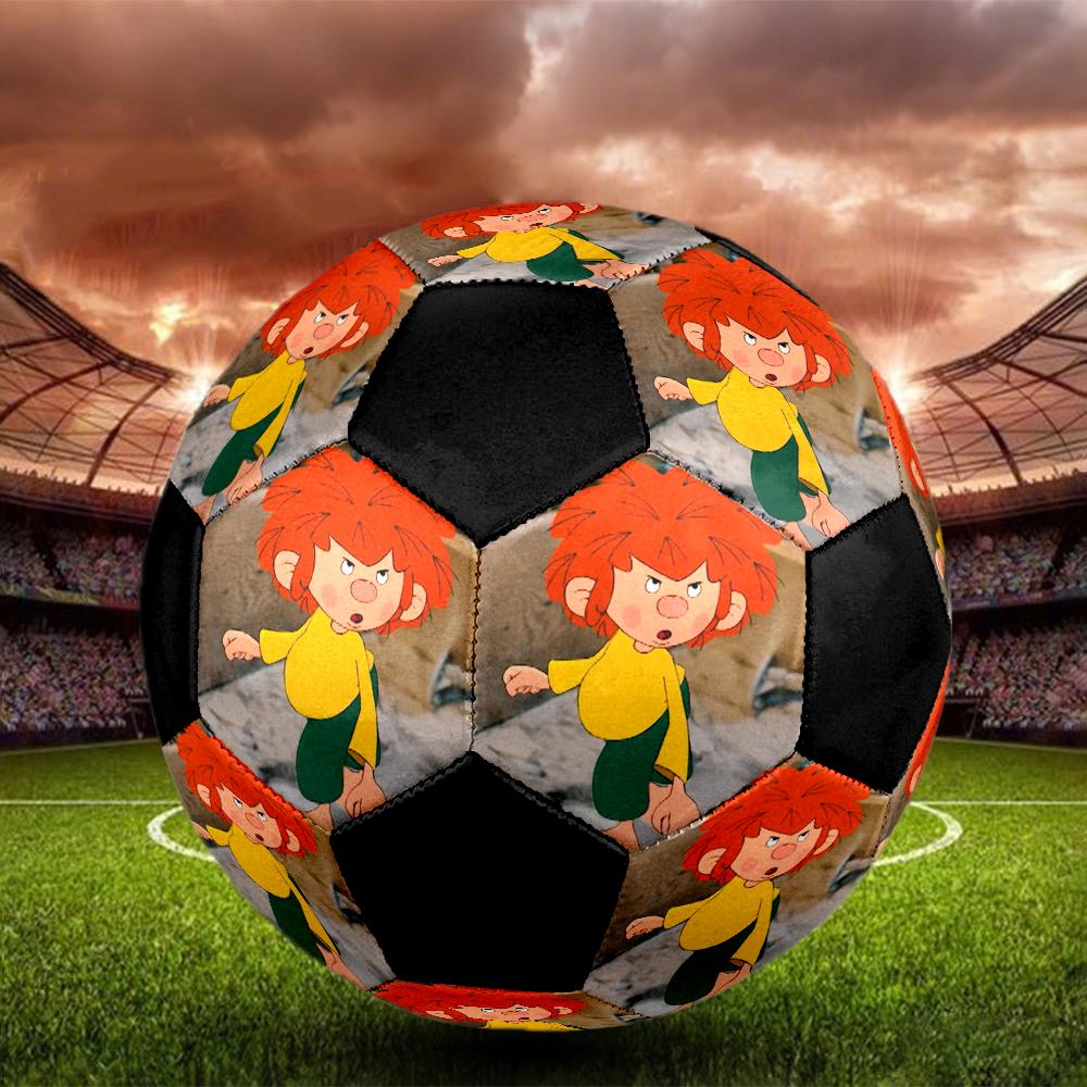 Meister Eder Indoor Soccer Ball Colorful Machine Stitched PVC Size 5 Team Training Competition Ready Durable High-Bounce Cool Sports Gift