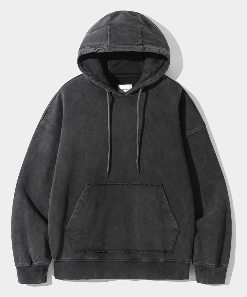 [Crop Selection] Asi Four Seasons Essential Sweat Hoodie_Pigment Charcoal