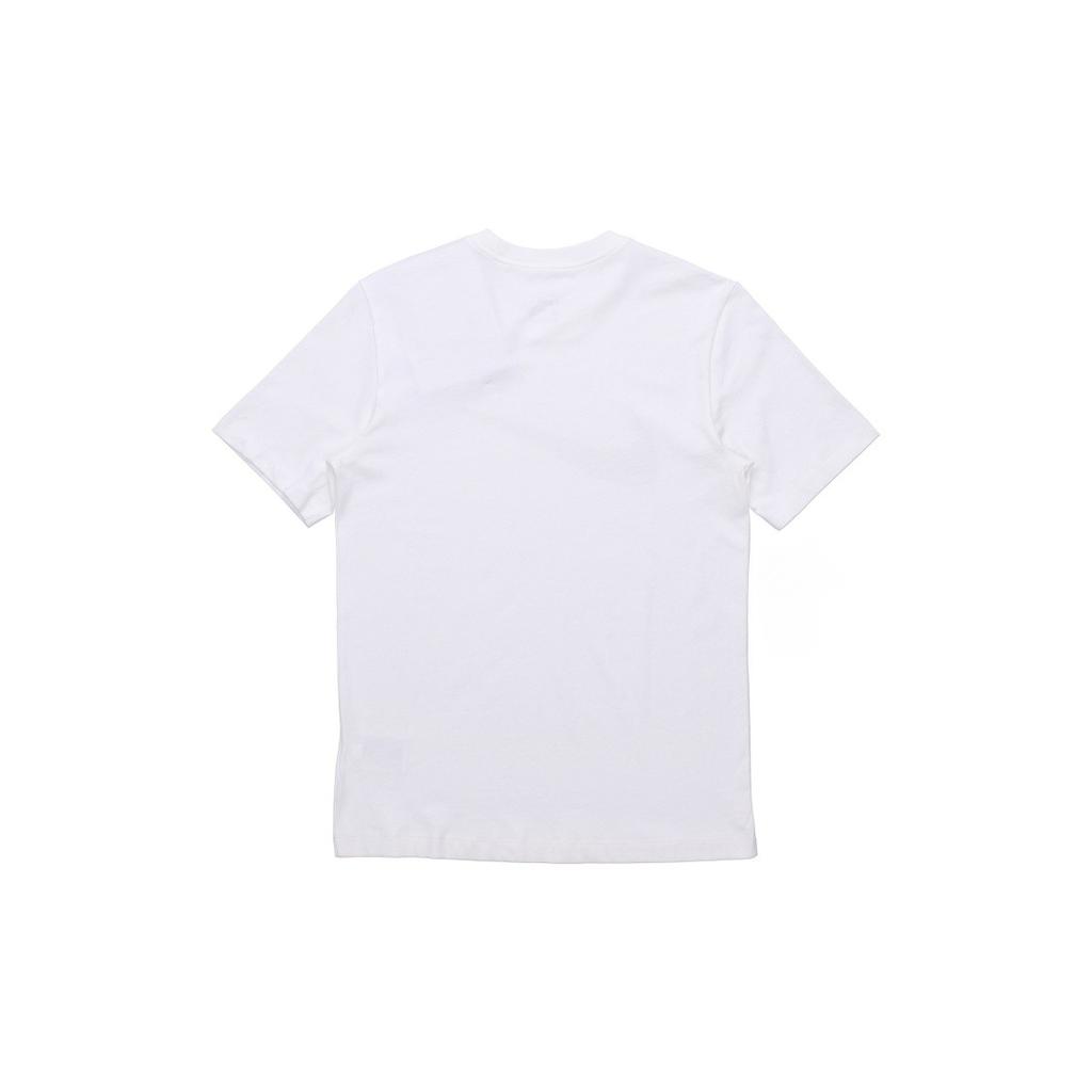 Nike Large Logo Casual Soccer Sports Short Sleeve T-Shirt for Men In White