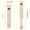 Tubo Canoro Uccelli Fischietto Naturale in Legno Portatile Giocattolo da Campeggio all'Aperto Bambini Adulti Portatile Generatore di Suono Strumento in Legno Regalo