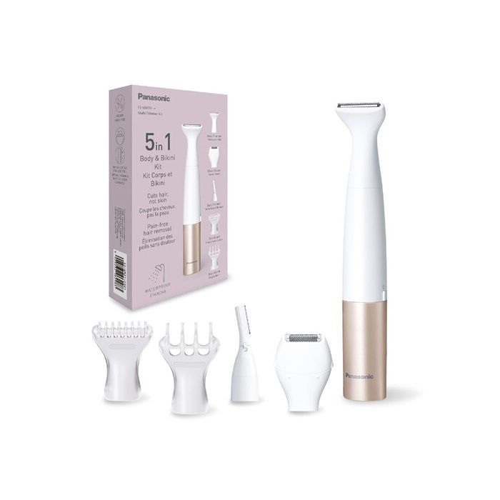 Tondeuse bikini Panasonic ES-WM31-P301 Kit 5 en 1 Blanc Rose