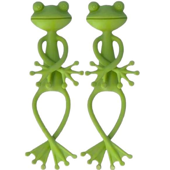 Frog-Shaped Plastic Plant Stand and Support Rack