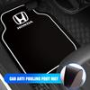 2/4pcs Leather Car Floor Mats Quality Waterproof For Honda Civic Accord Fit Jazz Pilot CRV Odyssey Passport City Shuttle HRV CRX