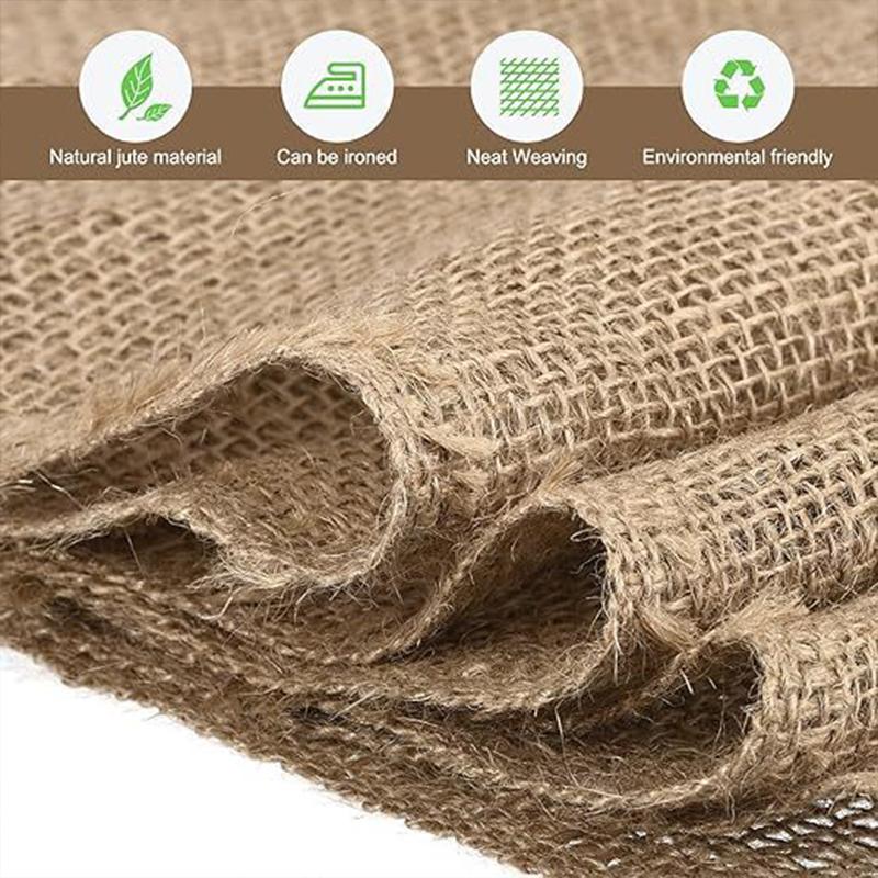 450x20cm Winter Tree Wraps Tape Shrub Plant Protection Cover Natural Jute Burlap Cloth Garden Outdoor Against Cold Wrap Tape