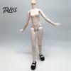 Flexibele Actiefiguur 1/6 Schaal Poppenlichaam met 3 Nekadapters, 9,8-Inch Blanco PVC Gewricht, Gearticuleerd Miniatuur Vrouwelijk voor Custom Realistisch