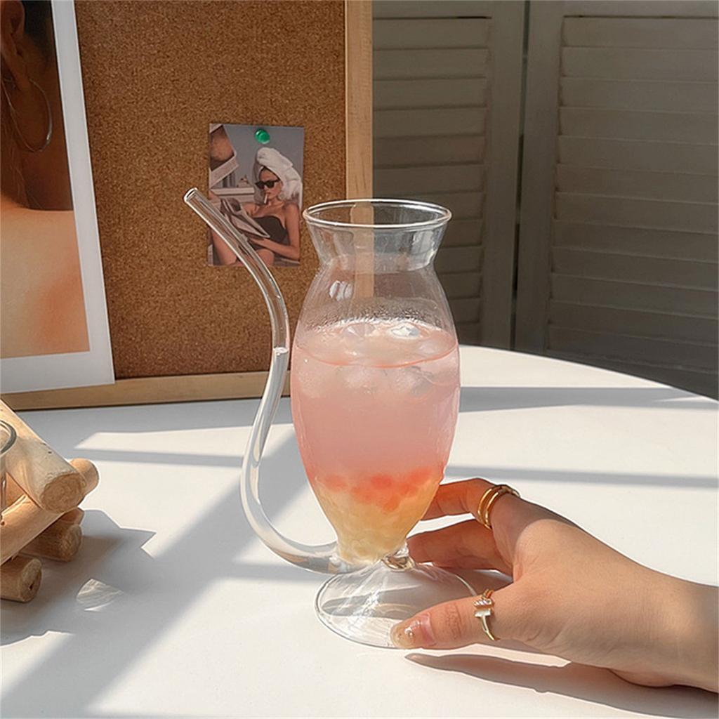 Creative Halloween Vampire Cup Cocktail Glass with Heat Resistant High Borosilicate Glass for Bar and Home Use