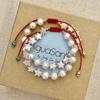 European French Baroque Pearl & Seashell Starfish Bracelet for Women