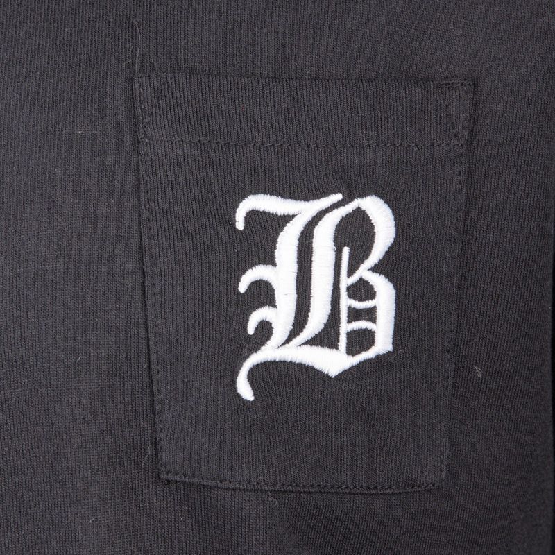 Ensemble pyjama uni avec logo manches longues col v 100% coton Homme BILL TORNADE