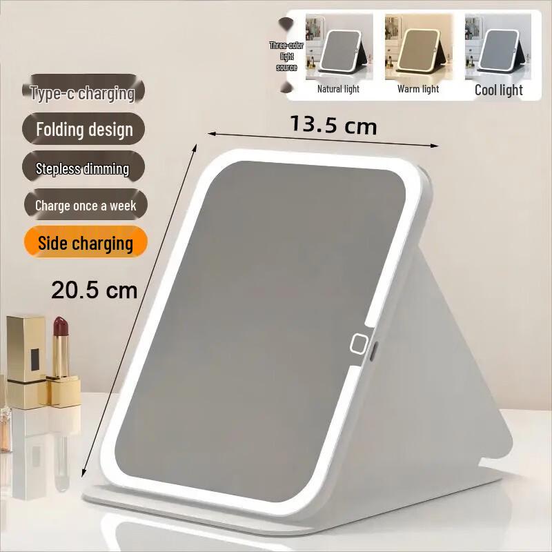 Oeny Portable LED Foldable Makeup Mirror