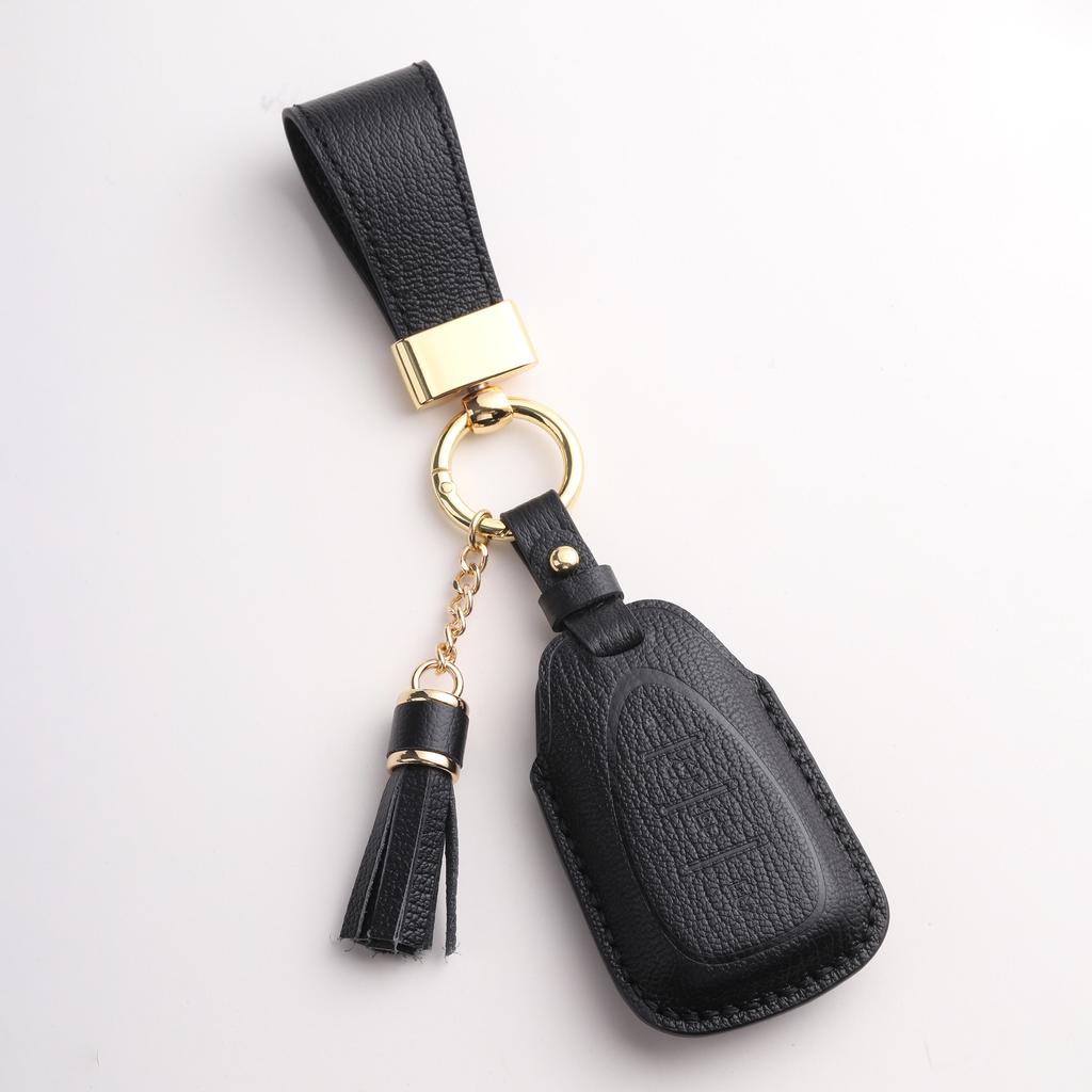 Customized for Chevrolet car key cover, hand-stitched real cowhide, high-end key bag, shell buckle