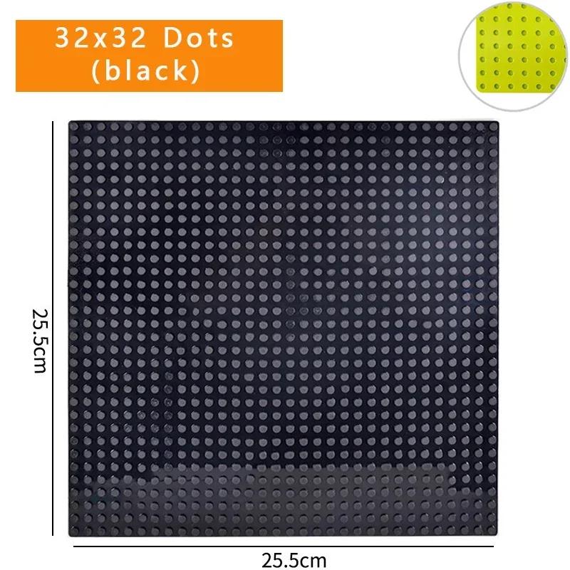 Non-Toxic 32*32 Baseplates Classic 32X32 Dots Base Plates City Diy Construction Building Blocks Figures Creative Toys Plastic Bricks Gifts