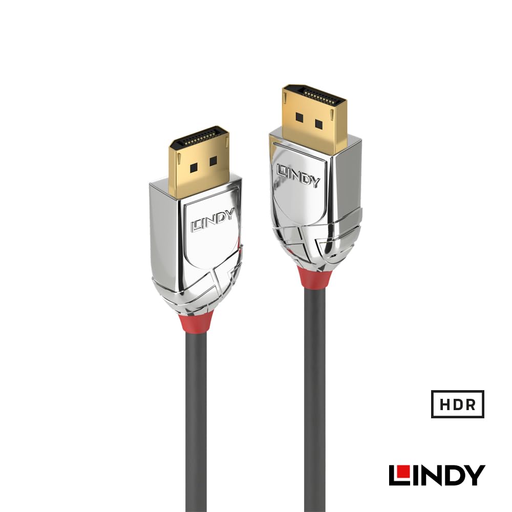 LINDY 2m CROMO LINE DisplayPort Cable 1.4 (Part Number 36302)
