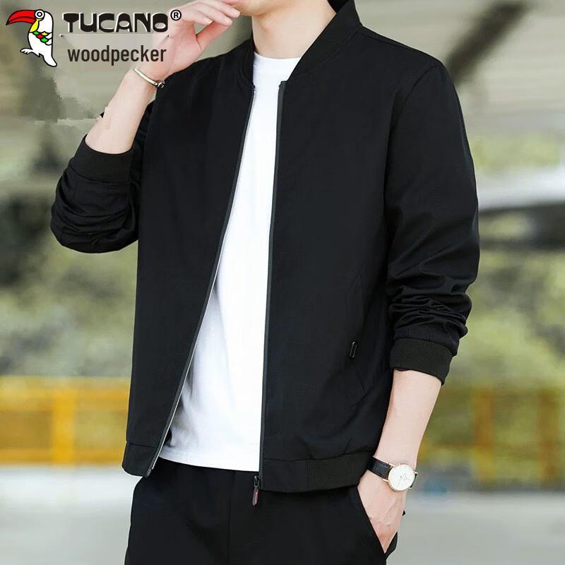 Tucano Men's Business Casual Baseball Collar Jacket