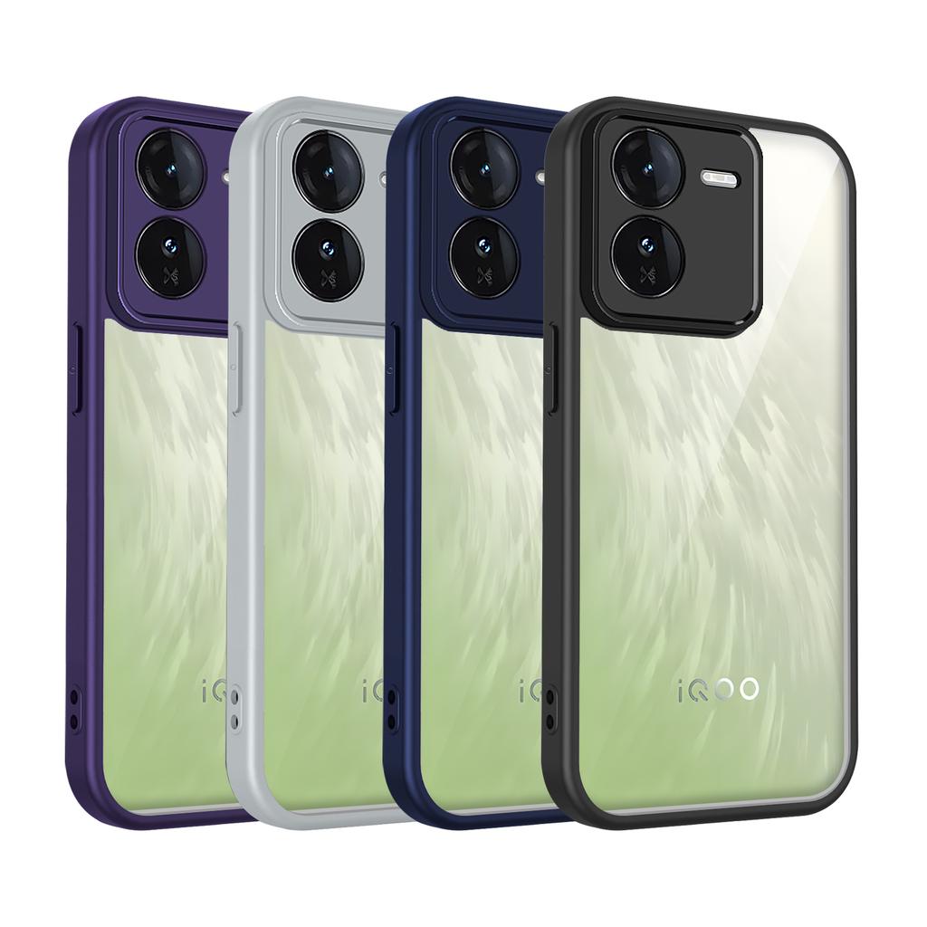 For Vivo IQOO Z9x Case vivo iqoo z9x Phone Case Vivo IQOO Z9x Cover Air Cushion Silicon Bumper Clear Matte Back Cover Hard