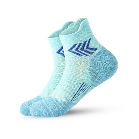 Unisex Sports Socks: Short, Terry Loop Bottom for Basketball, Running, Fitness, and Badminton.