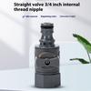3/4inch Hose Adapter Quick Connector Coupling Joint Extender Connection Repair for Garden Irrigation Tubing Stop Adapter