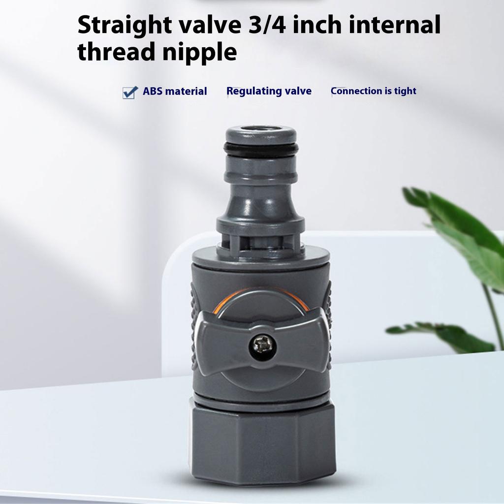 3/4inch Hose Adapter Quick Connector Coupling Joint Extender Connection Repair for Garden Irrigation Tubing Stop Adapter