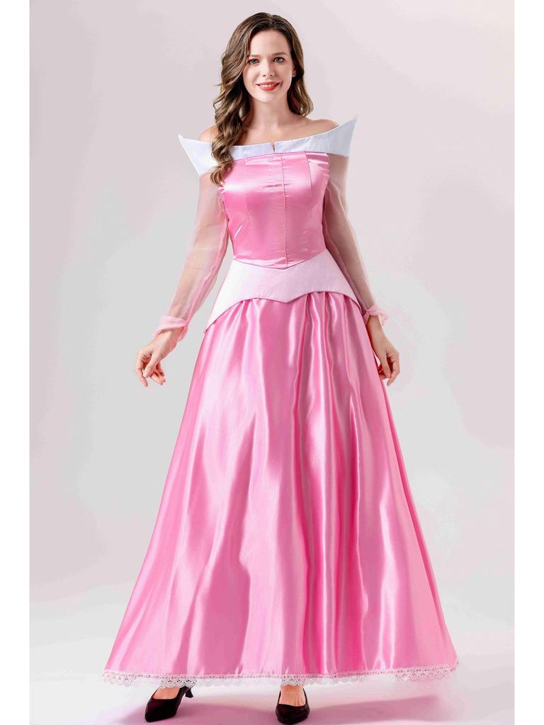Costume da Cosplay da Principessa Aurora Bella Addormentata per Donna Adulta