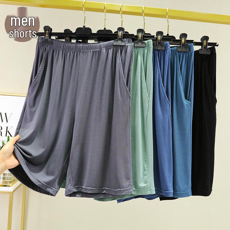 Men's Modal Summer Sleep Shorts - Loose, Lightweight Pajama Boxers