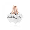 PAndora 782648c00 Spiritual Family Generation Of Triple Heart Pendant And Dangle Charm