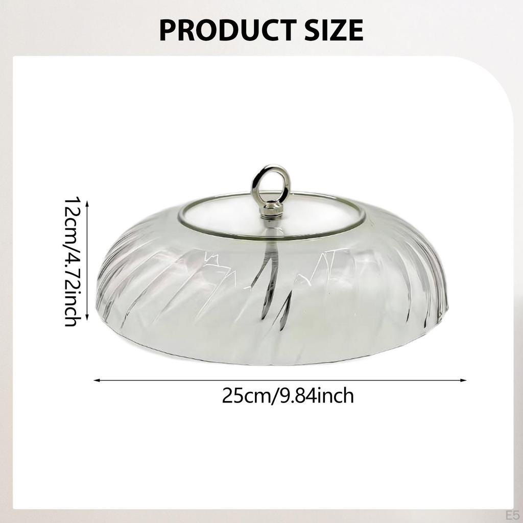 Baffle for Bird Feeders Chewproof 9.84'' Dome Cover Weather Protective Patio