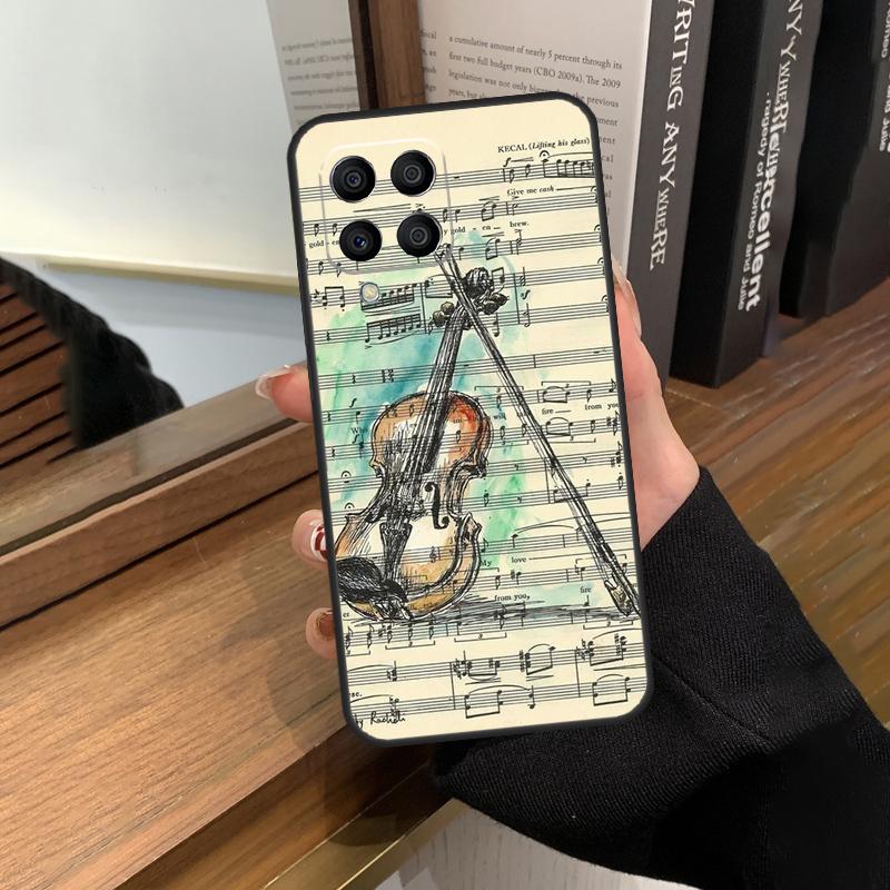 

Violin Piano Case For Samsung Galaxy M31 M21 M11 M20 M23 M54 M14 M34 M13 M52 M32 M12 M16 M36 M56 M15 M55 Samsung M51